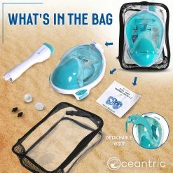 Sports Oceantric Full Face Snorkeling Snorkel Mask 3.0 - Adult