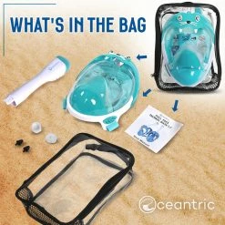 Oceantric Full Face Snorkeling Snorkel Mask 3.0 - Kids