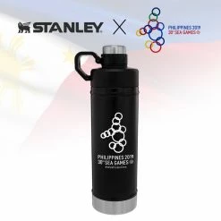Stanley X SEA Games Classic Vacuum Water Bottle Insulated Tumbler 25 Oz./750 Ml (Matte Black) Tumblers & Food Jars