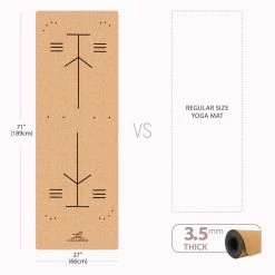 Fitness & Athletics Cork Yoga Mat